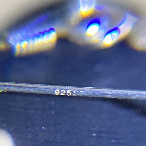 Sterling Silver Abalone Shell Dangle Earrings - Picture 5 of 5